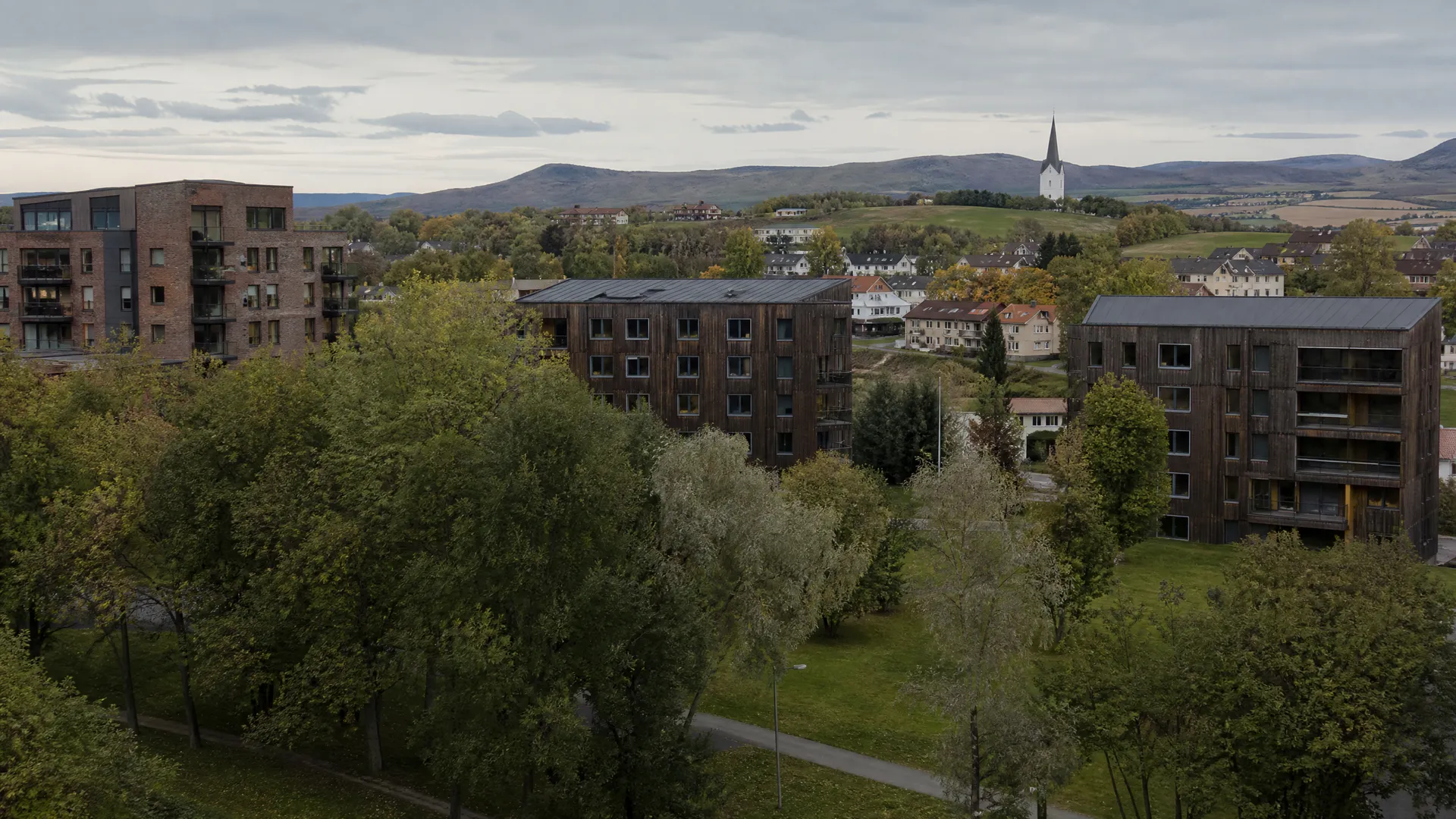 Typisk bebyggelse i Ås