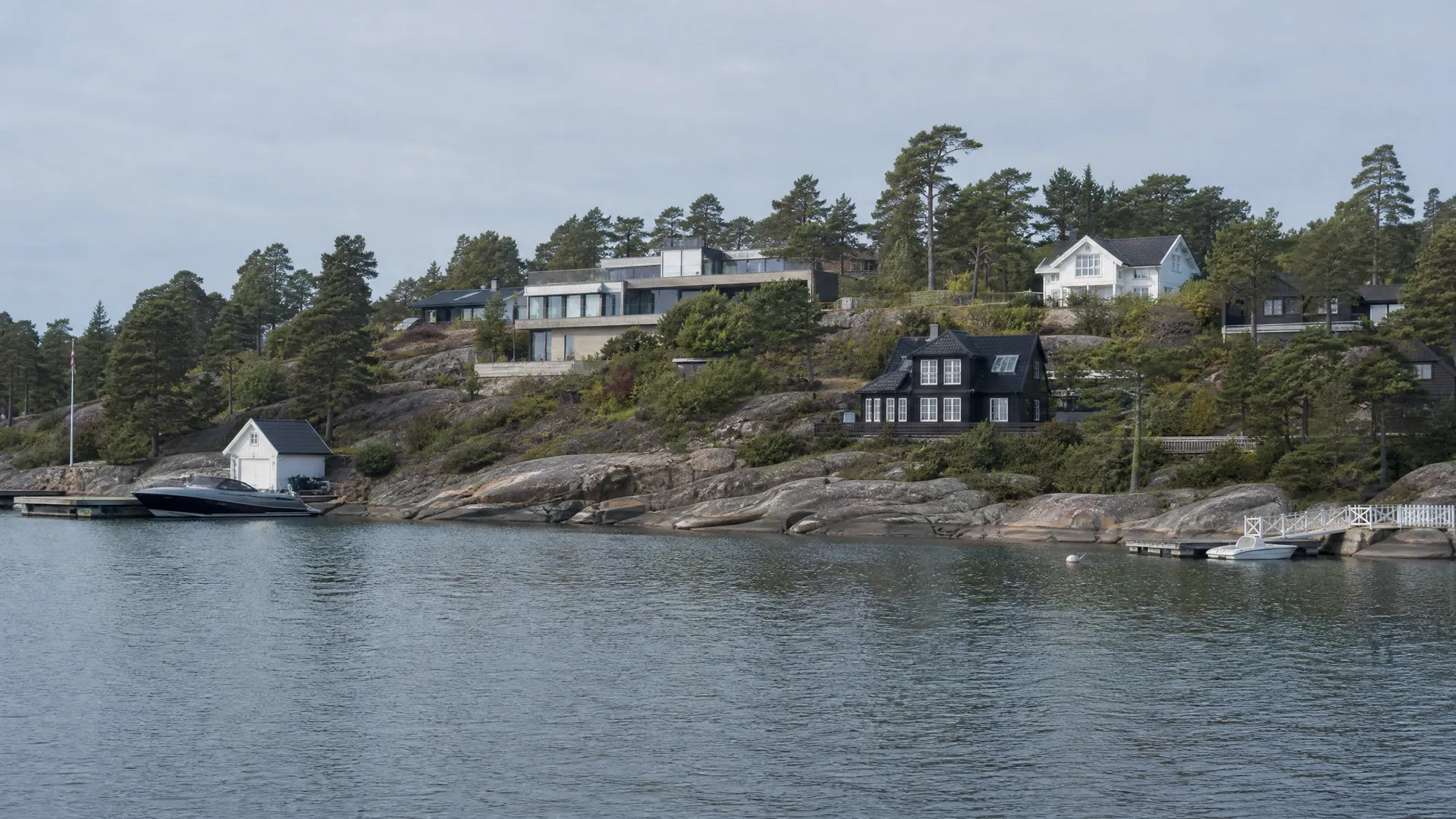 Typisk bebyggelse i Holmen