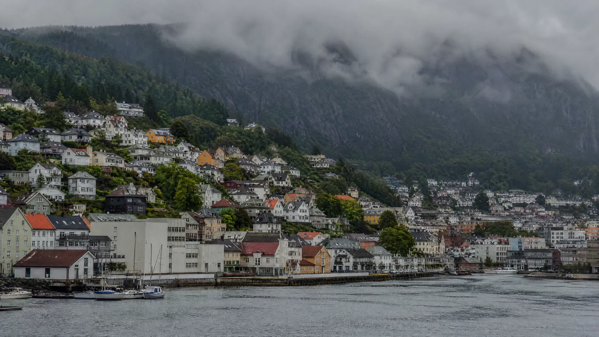 Typisk bebyggelse i Bergen