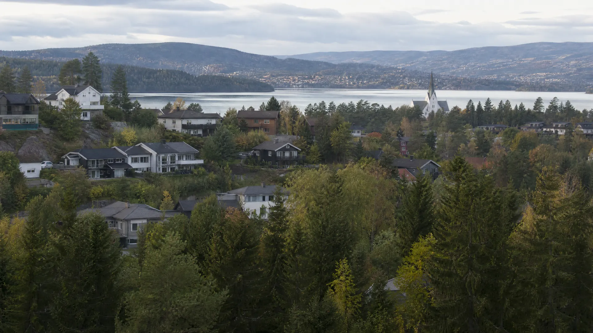 Typisk bebyggelse i Fana