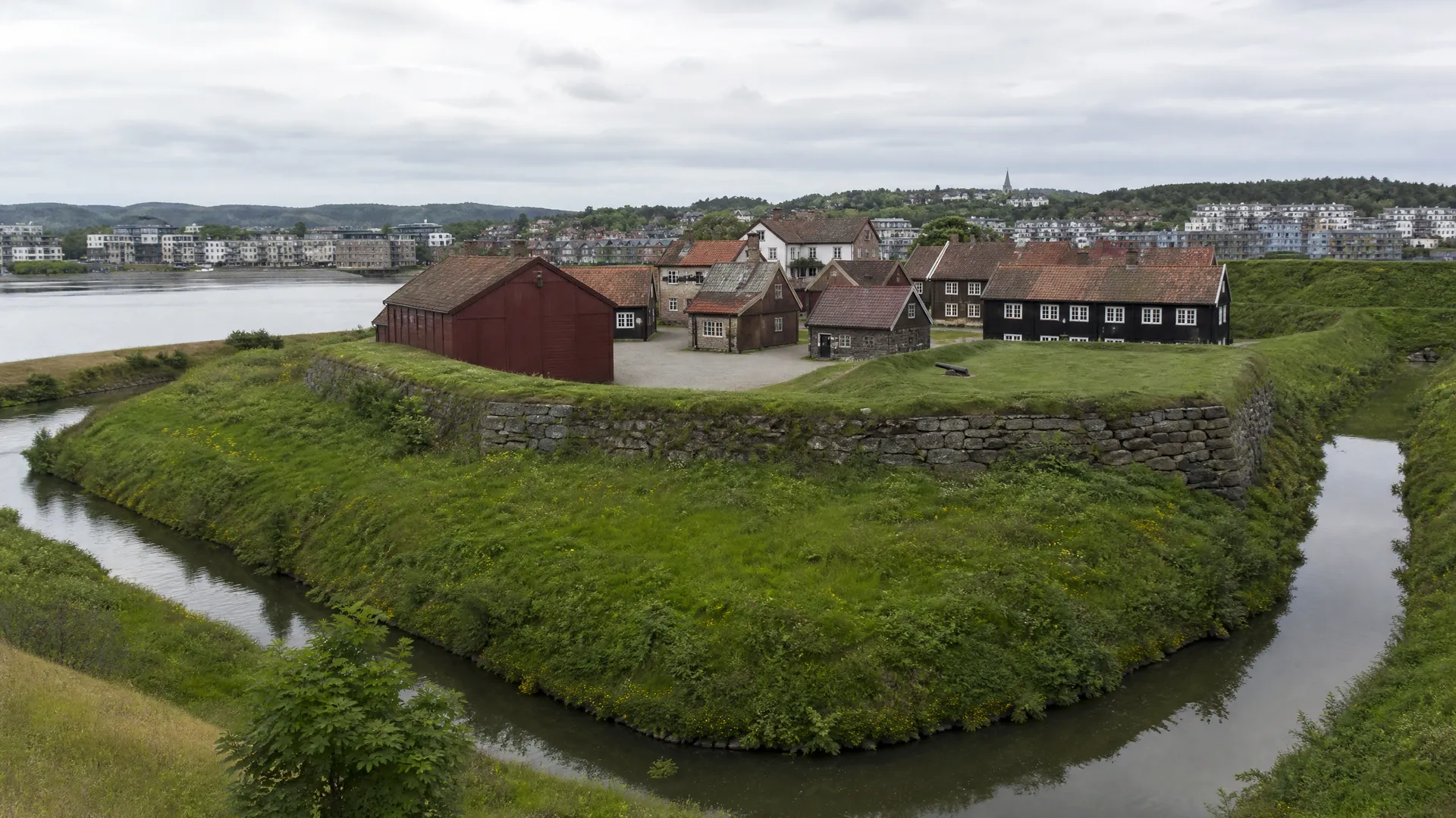 Typisk bebyggelse i Fredrikstad