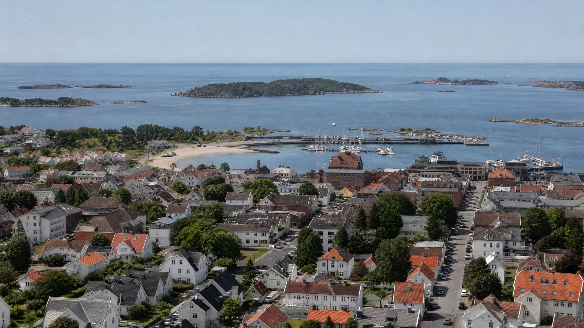 Typisk bebyggelse i Kristiansand