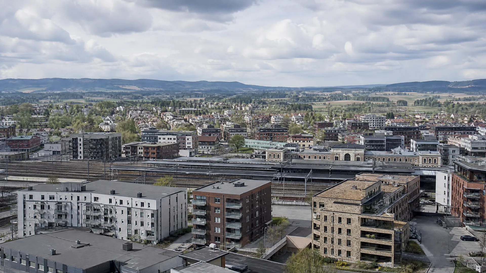 Typisk bebyggelse i Lillestrøm