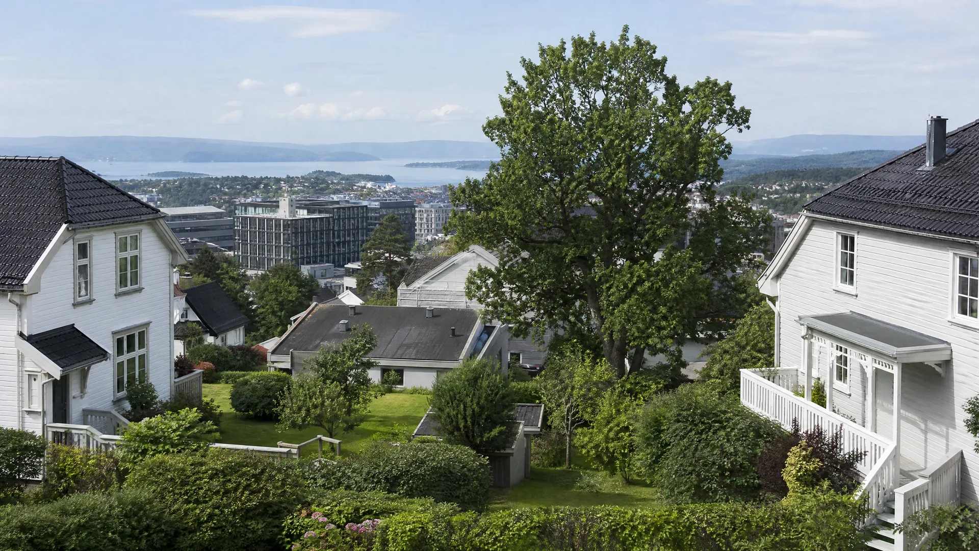 Typisk bebyggelse i Ullern