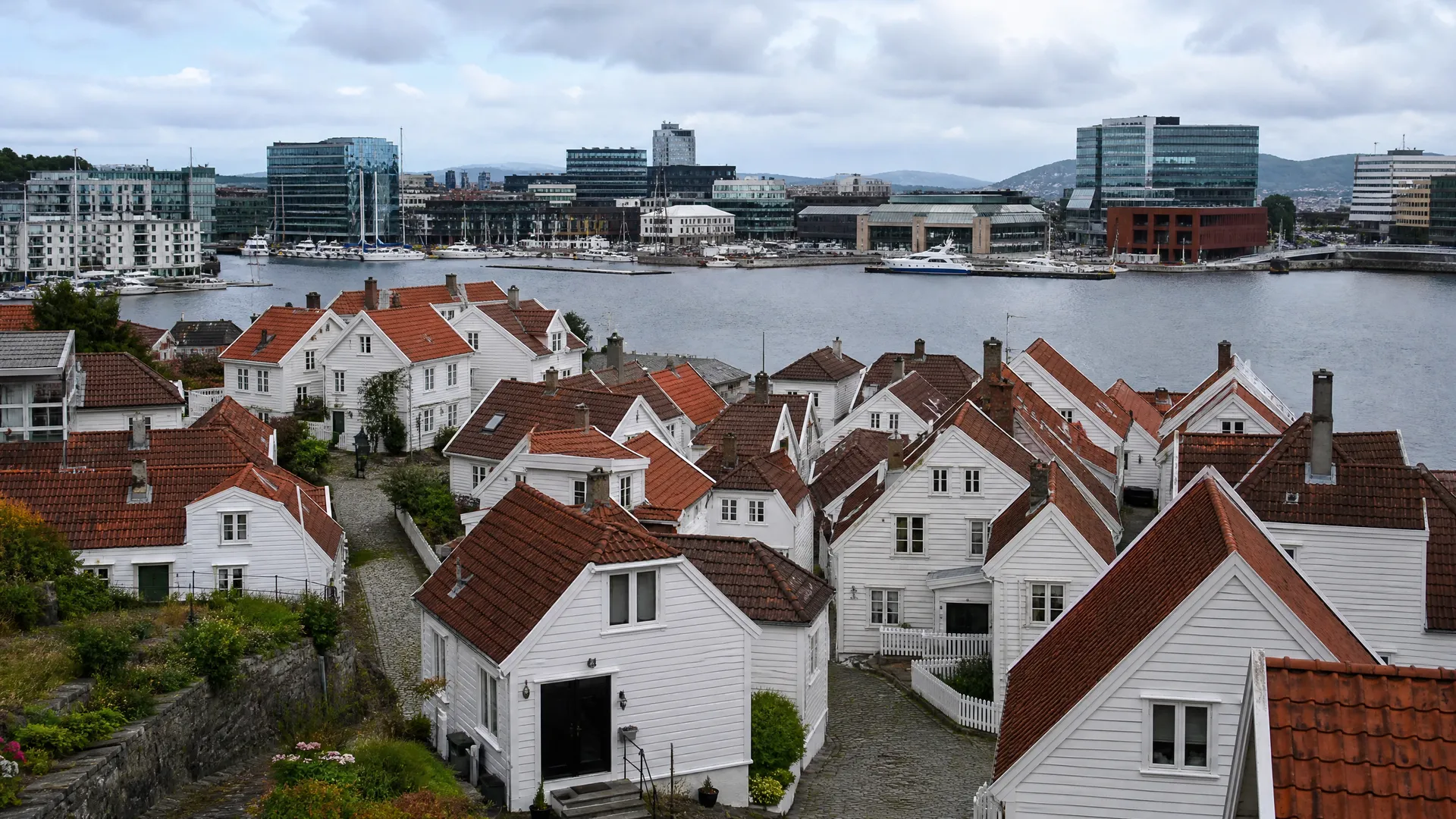 Typisk bebyggelse i Stavanger