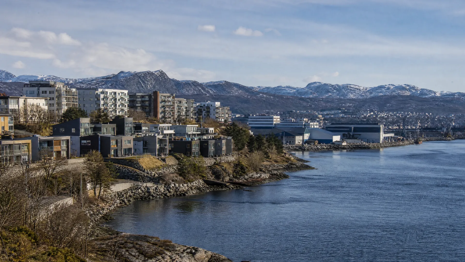 Typisk bebyggelse i Tasta
