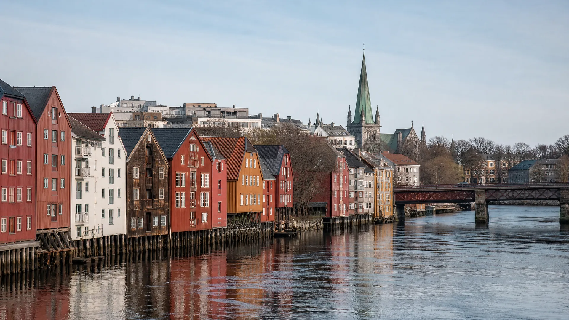 Typisk bebyggelse i Trondheim