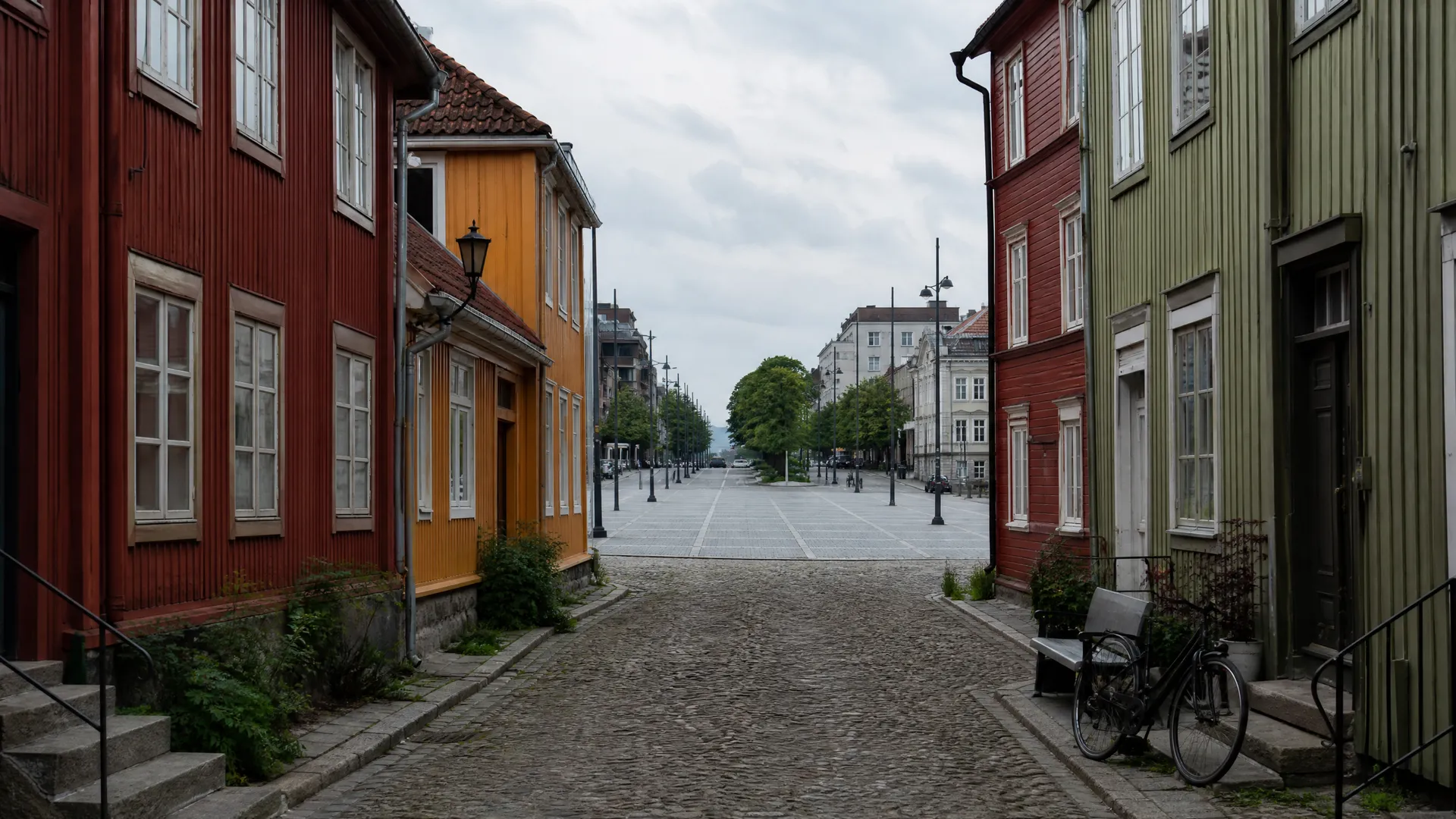 Typisk bebyggelse i Midtbyen