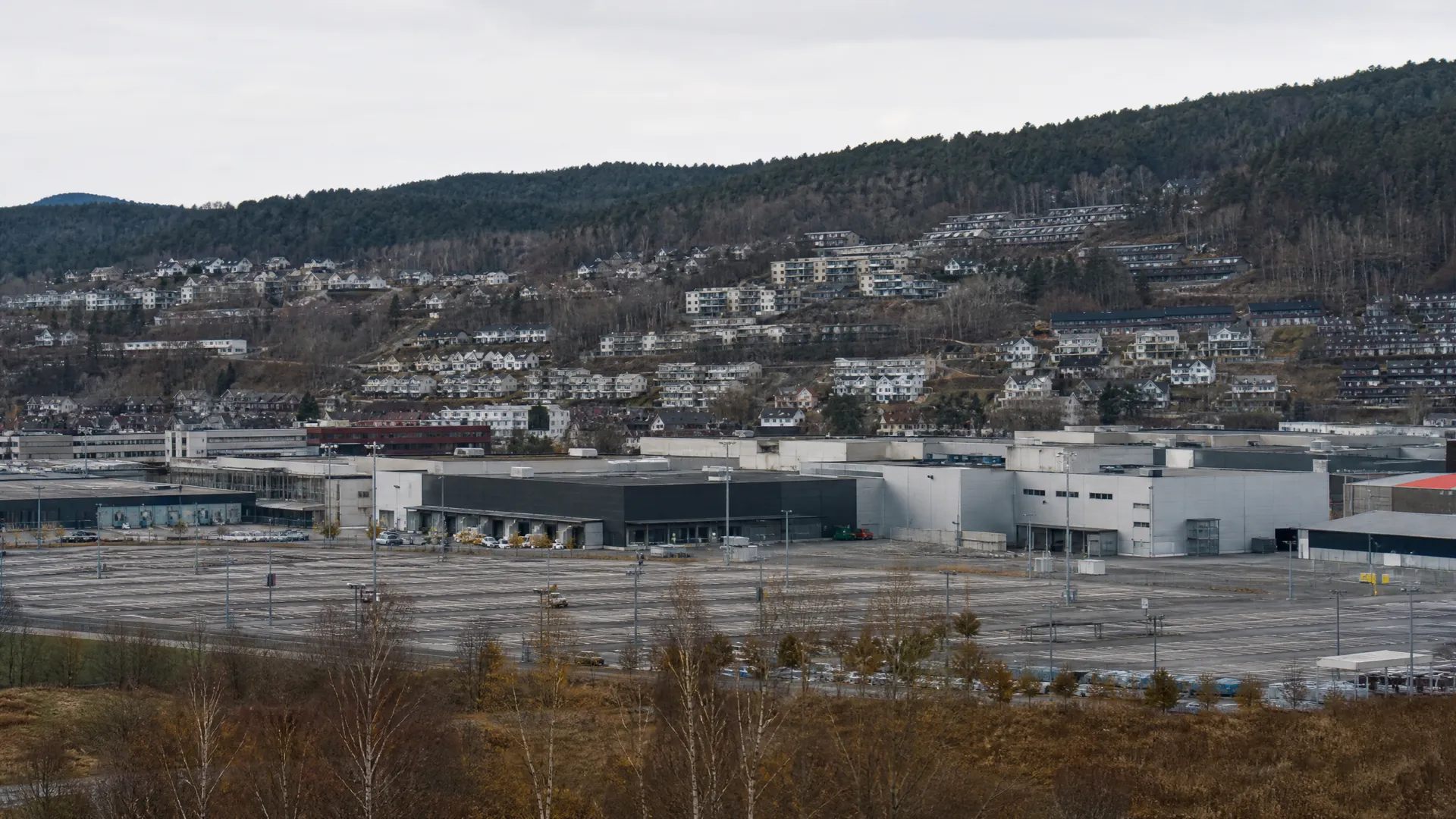 Typisk bebyggelse i Tiller