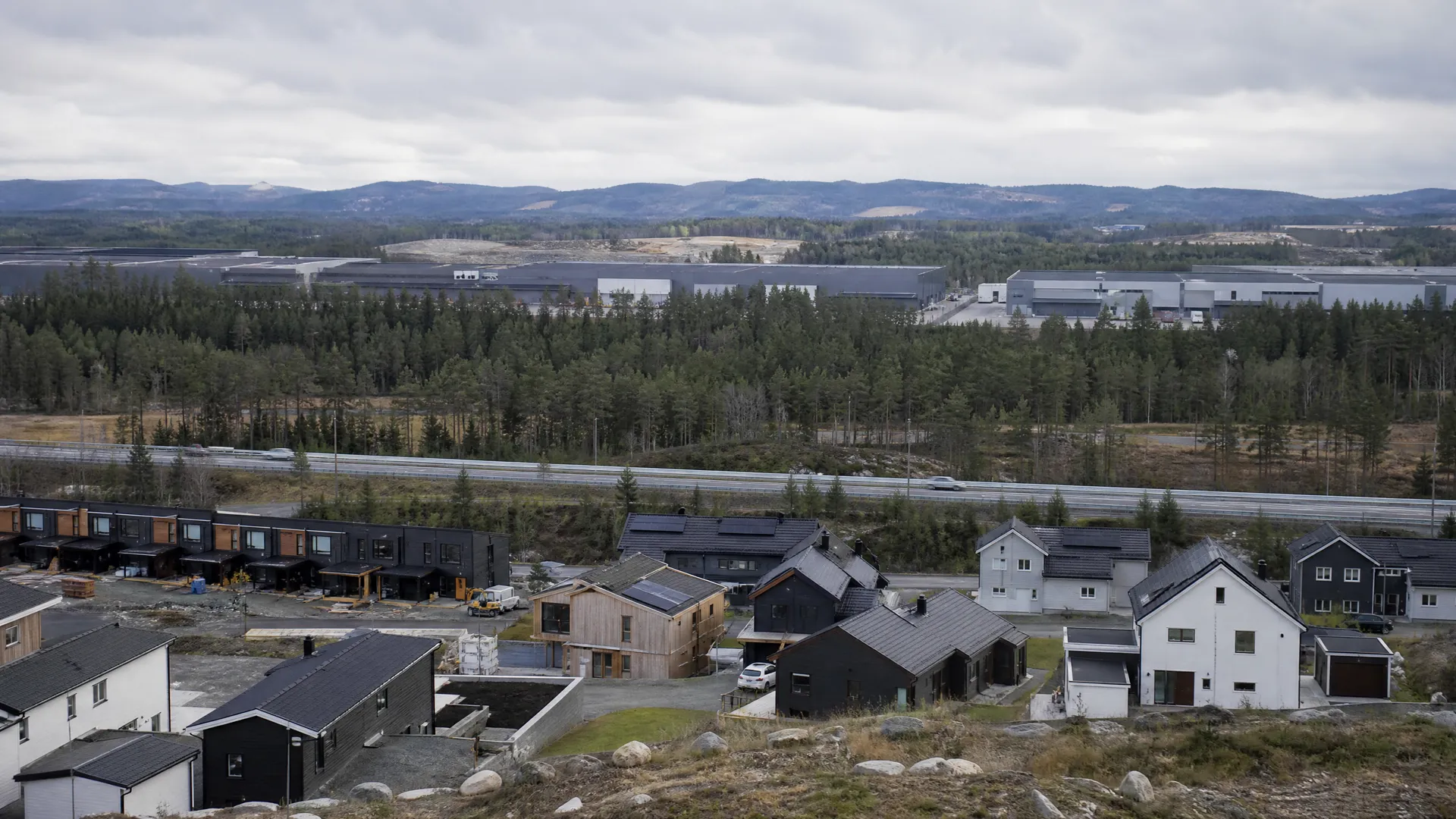 Typisk bebyggelse i Vestby